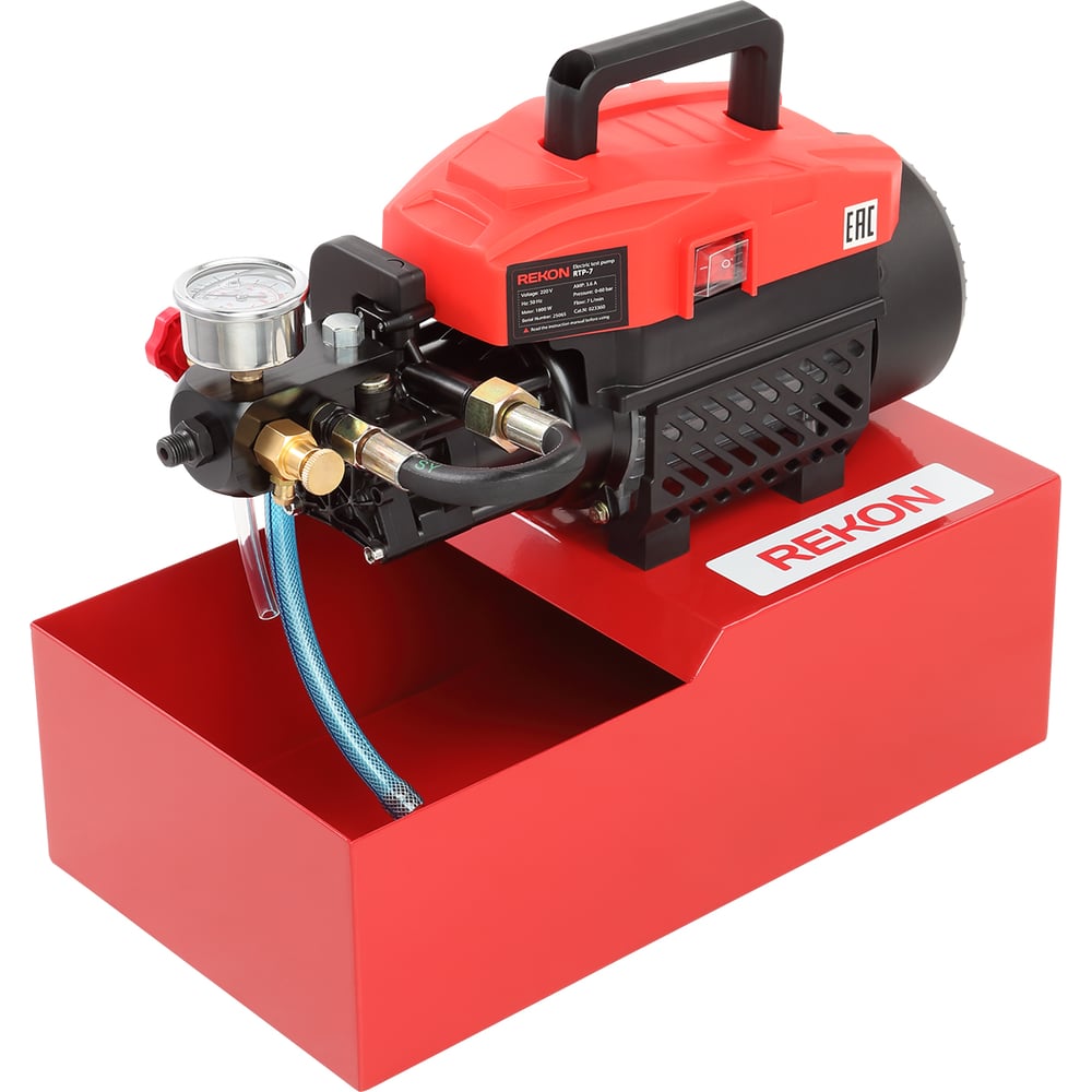 Изображение товара Электрический опрессовщик REKON RTP-7 60 бар 1800 Вт 220 В