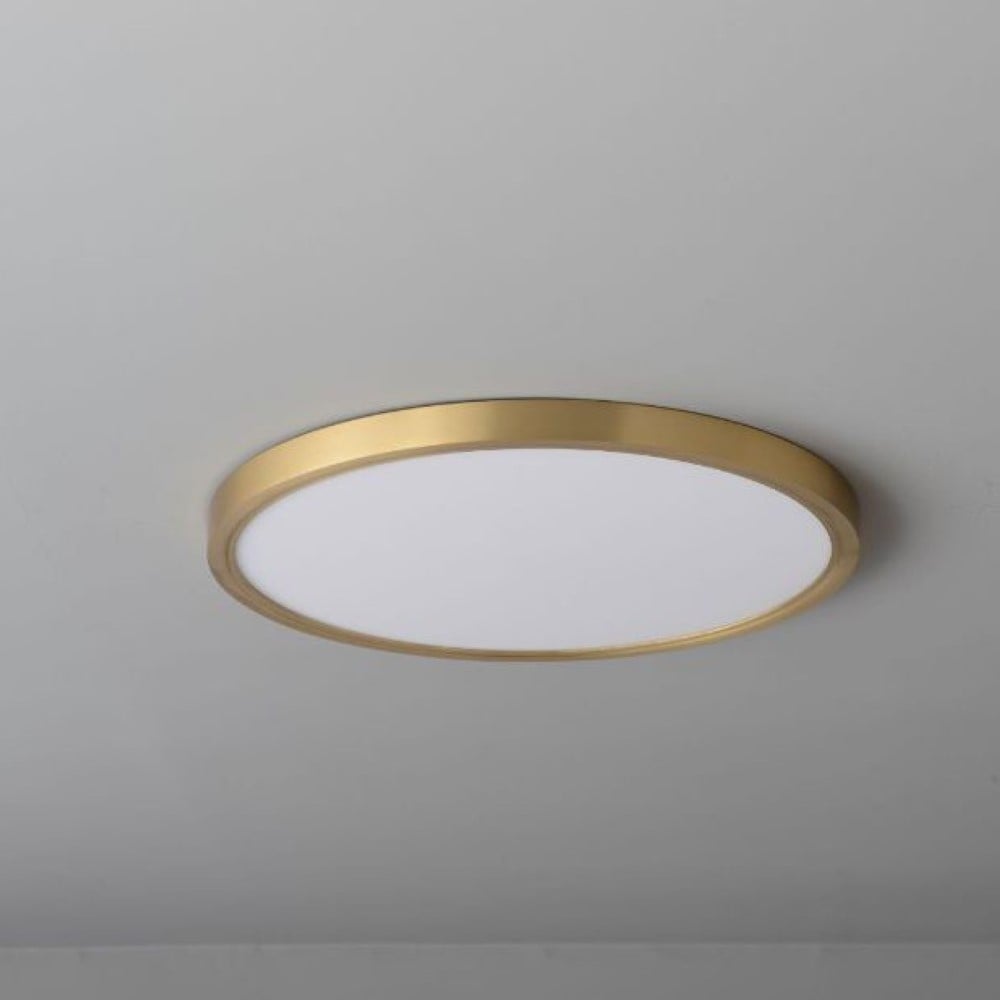 Изображение товара Потолочный светодиодный светильник Belfasteon Glenmore 8088-5H BR 10 Вт IP20 белый латунь