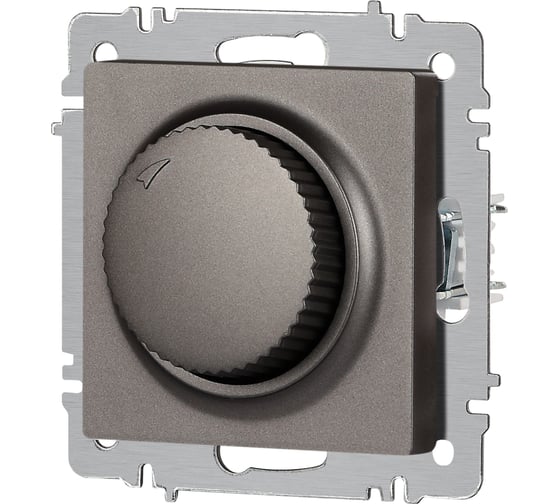 Изображение товара Светорегулятор Intro Accent 640107 поворотный, 600Вт 230В, IP20, СУ, графит Б0063682