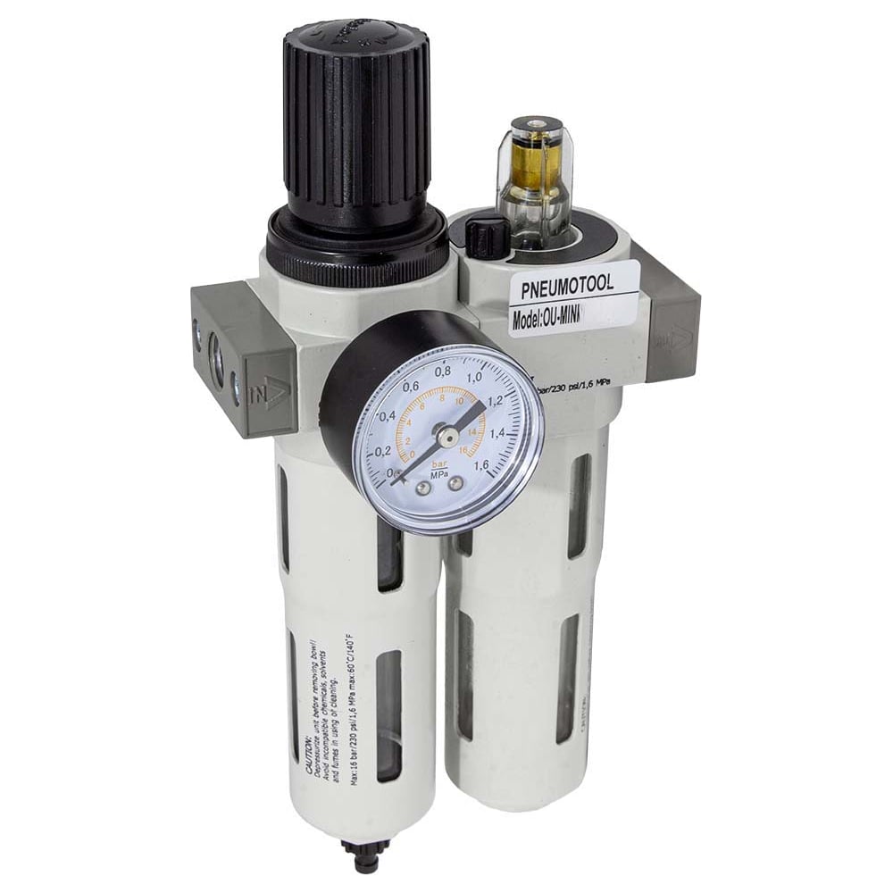 Изображение товара Блок подготовки воздуха PI TOOLS OU-PIT-MINI-G1/8", 700 л/мин, металлический корпус 3583