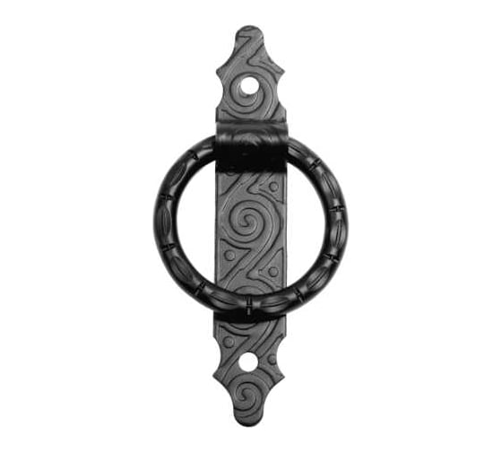 Изображение товара Ручка-кольцо DOMART РК-110 мод.2 /кованое/ черный серия Ярославль 4660046003012