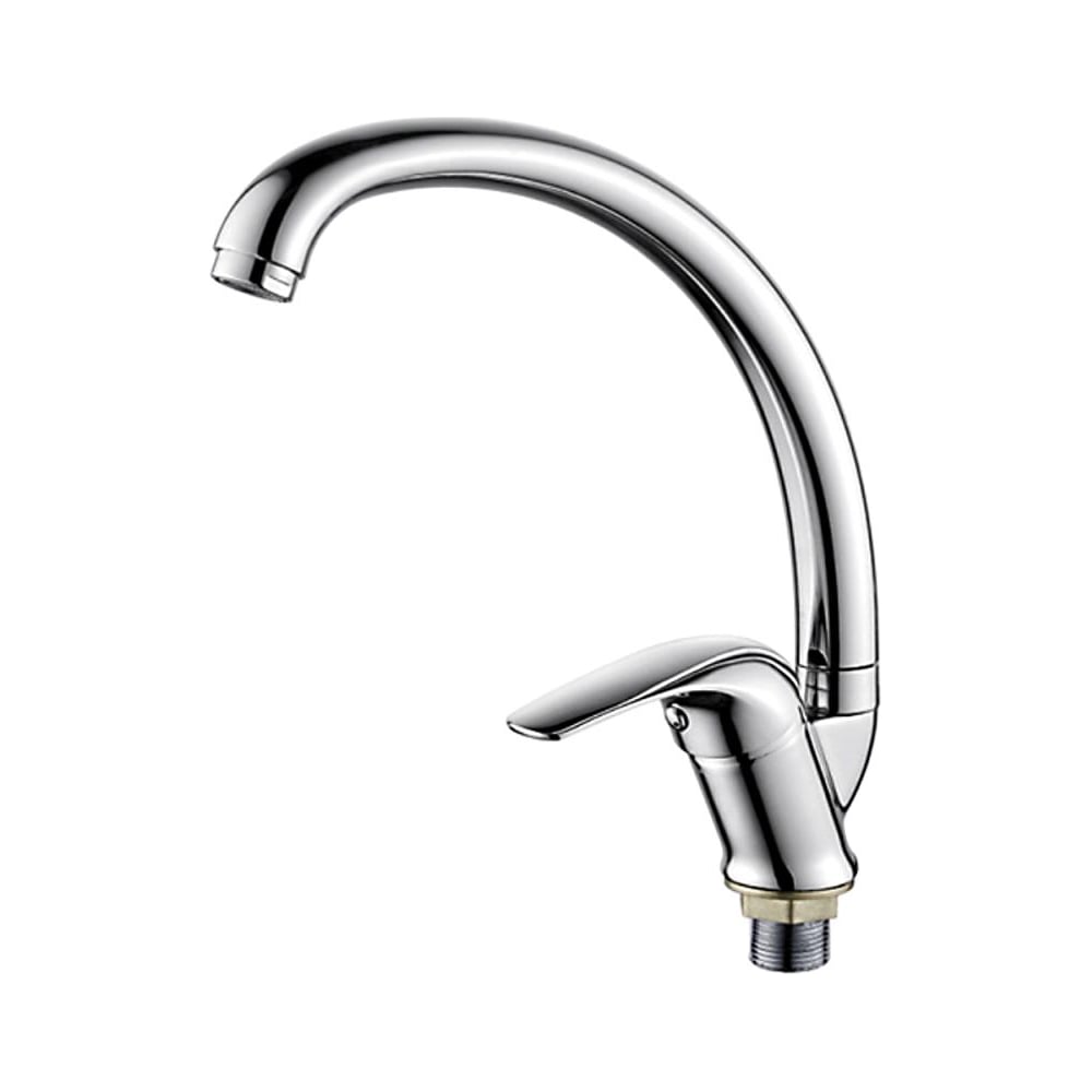 Изображение товара Смеситель для кухни Ledeme L5931 однорычажный хром современный с поворотным изливом