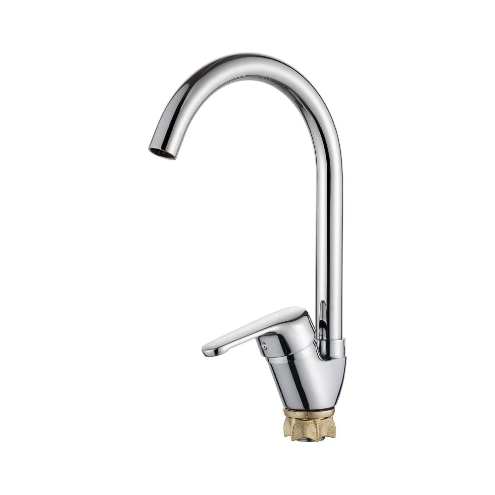 Изображение товара Смеситель для кухни Ledeme L5932-2 глянцевый однорычажный с поворотным изливом