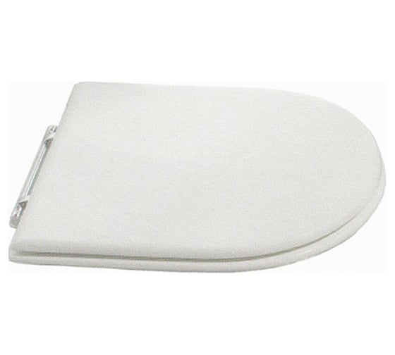 Изображение товара Сиденье HATRIA DVita белое, петли хром, Soft close YXXR01