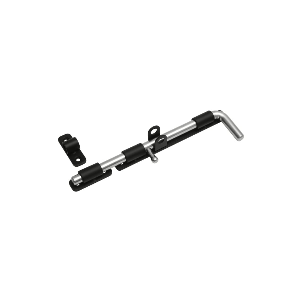 Изображение товара Задвижка дверная DOMART ЗД-250 мод.2 с проушиной черный