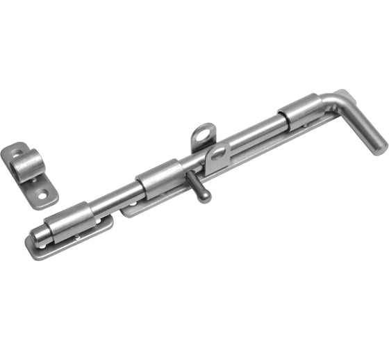 Изображение товара Задвижка дверная DOMART ЗД-250 мод.2 (с проушиной) цинк 4660046017019