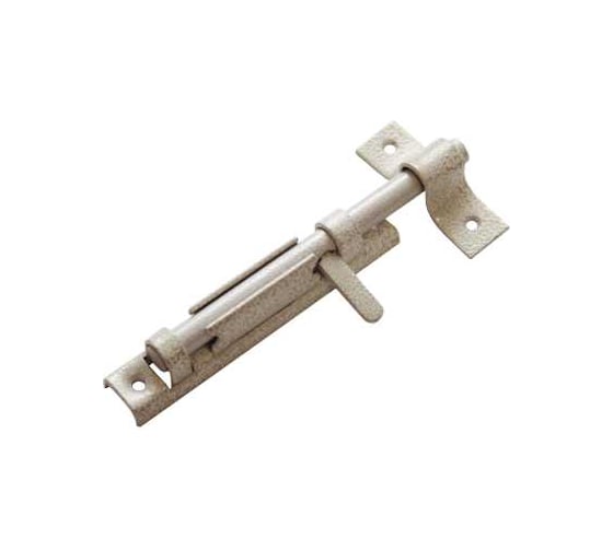 Изображение товара Задвижка накладная DOMART с плоской ручкой белый антик 4607111620279