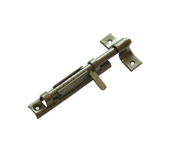 Изображение товара Задвижка накладная DOMART с плоской ручкой бронза антик 4607111620286