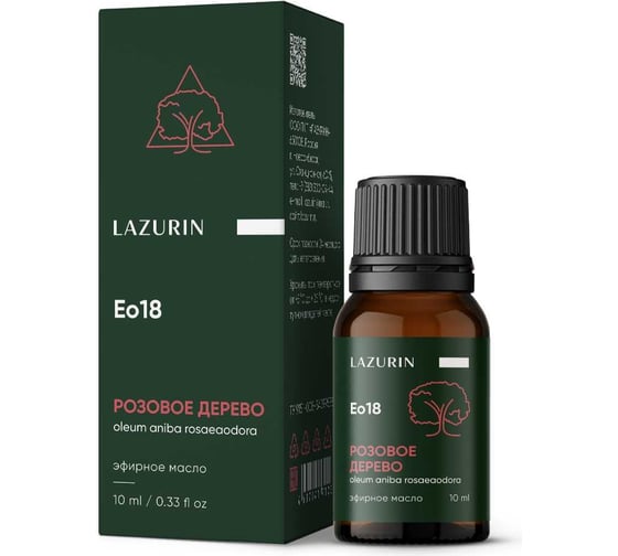 Изображение товара Эфирное масло LAZURIN Розовое дерево Eo18