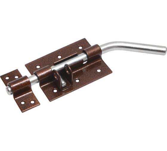 Изображение товара Засов гаражный DOMART ЗГ-100 (с проушиной) медь антик 4660046014599