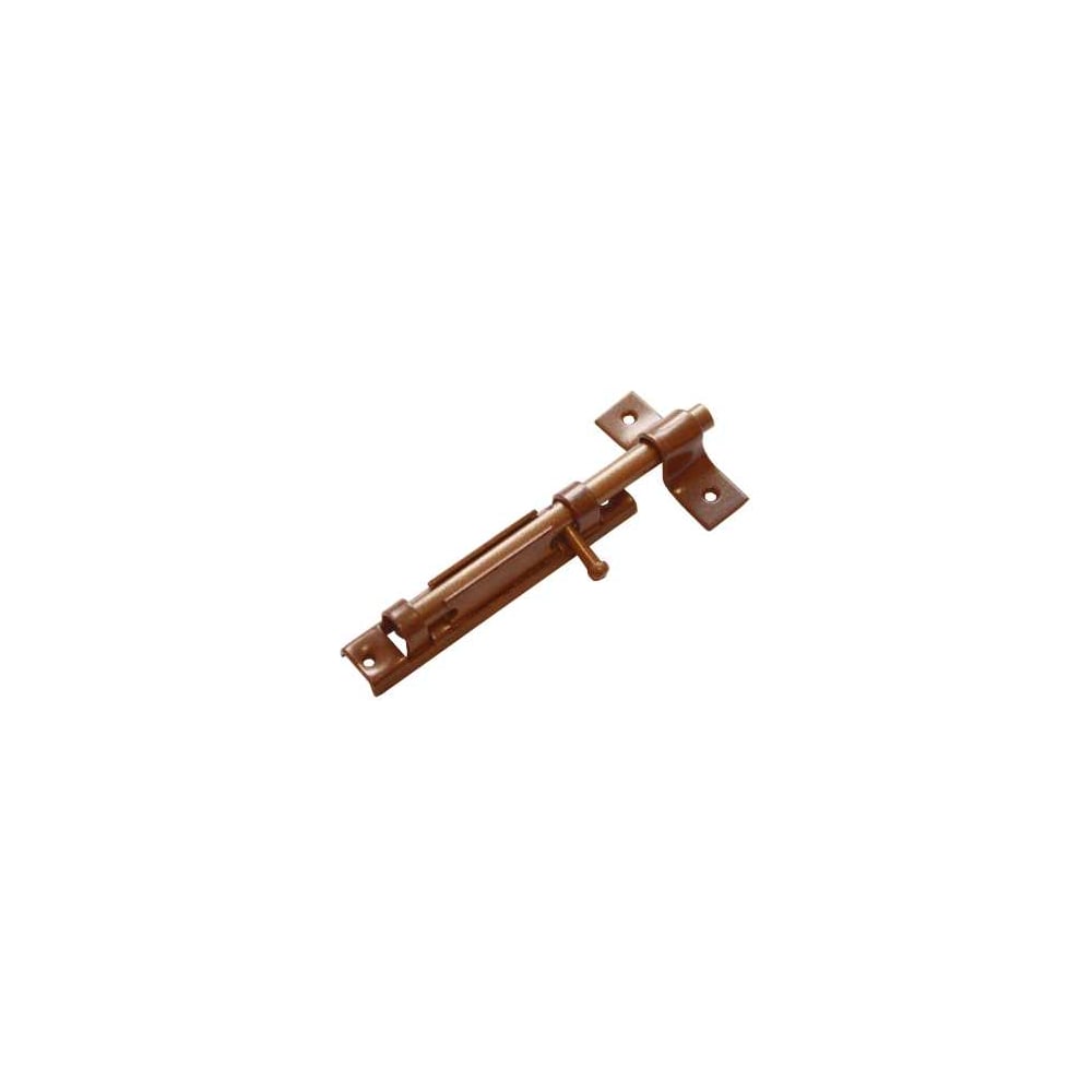 Изображение товара Задвижка накладная DOMART с точеной ручкой коричневый металлик 4607111620156