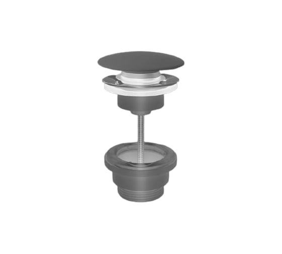 Изображение товара Выпуск clic-clack HATRIA свободный ток, антрацит, керамика, 71 мм A0Y7A808