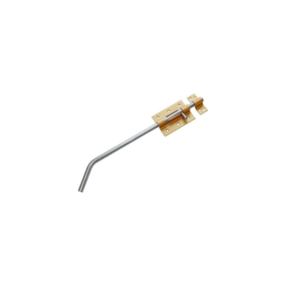 Изображение товара Гаражный засов DOMART ЗГ-400 золото надежное запирание двери ворот