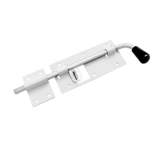 Изображение товара Засов гаражный DOMART с проушиной 400 мм мод.2 белый 4620007785456
