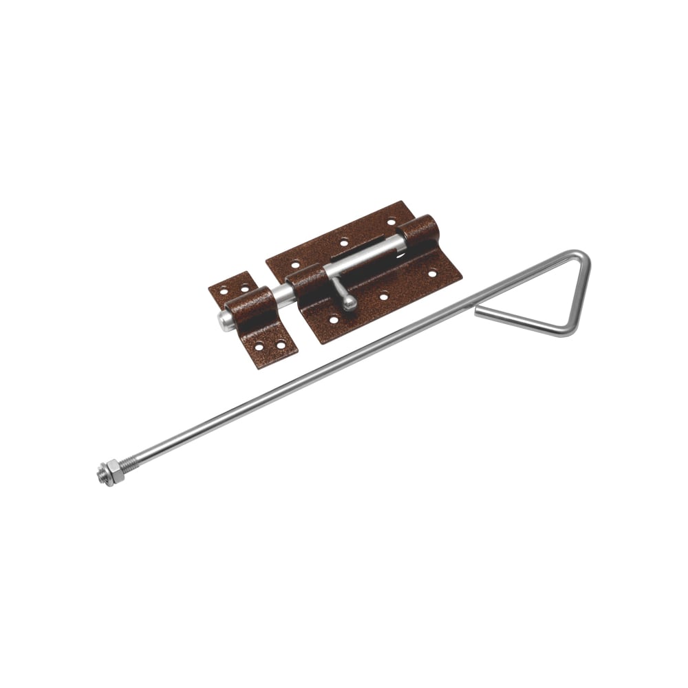 Изображение товара Засов гаражный DOMART ЗГ-470 с тягой медь антик