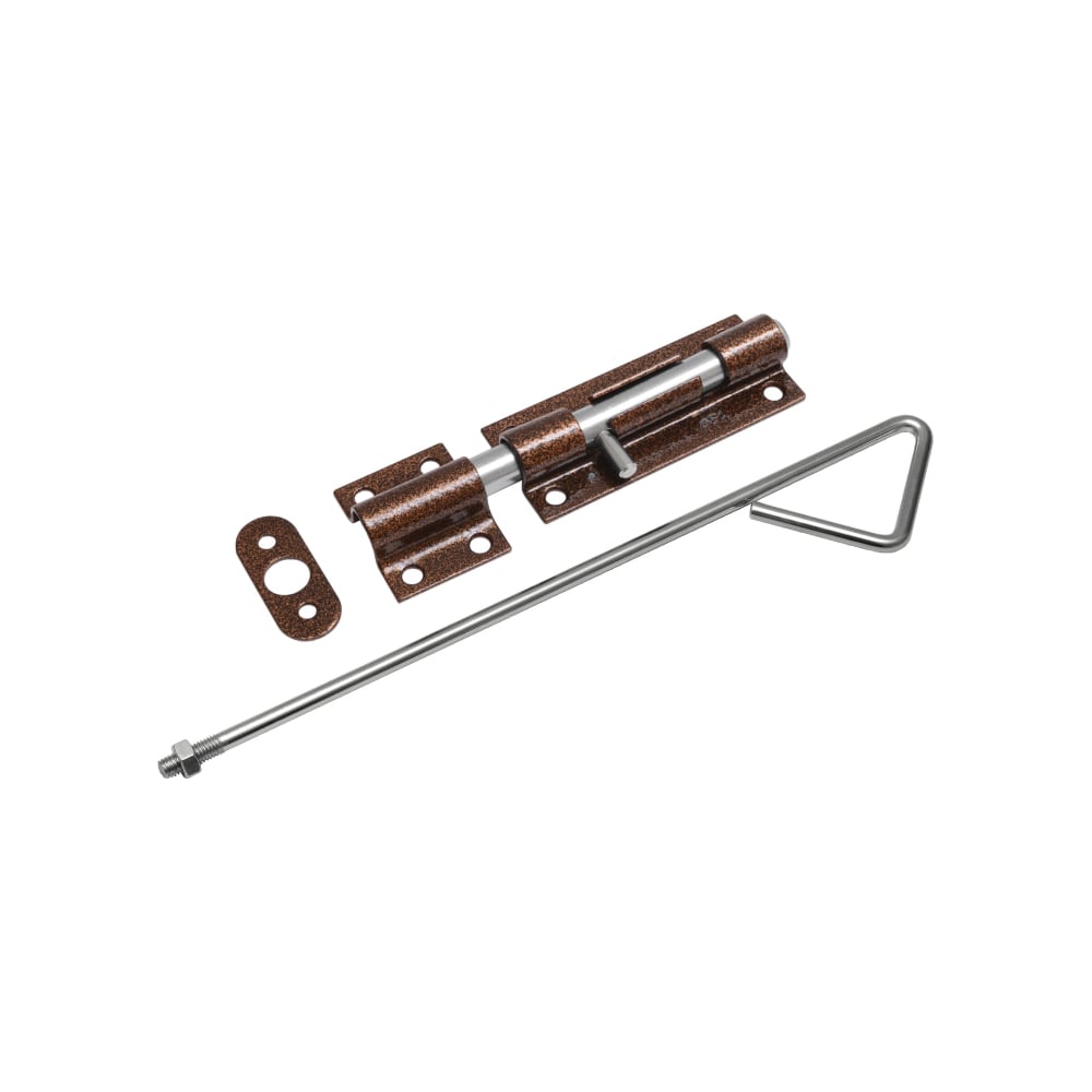 Изображение товара Засов дверной DOMART ЗГ-500 с тягой, медь антик