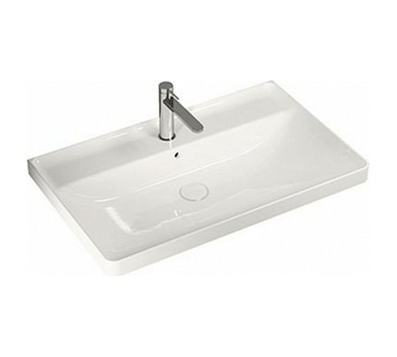 Изображение товара Подвесная раковина HATRIA CANALGRANDE с отверстием под смеситель, 80x50 Y1EK01