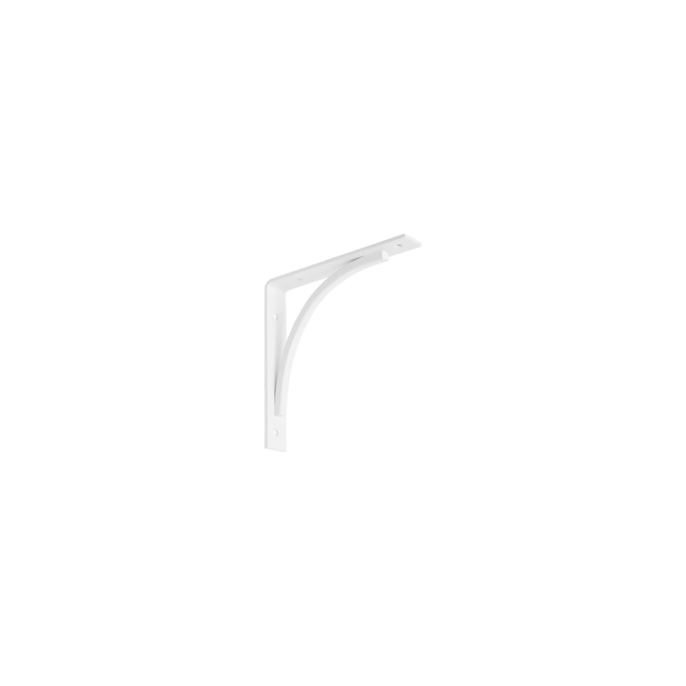 Изображение товара Кронштейн DOMART IRIS 150x150 белый для стеклянных полок сталь 08КП