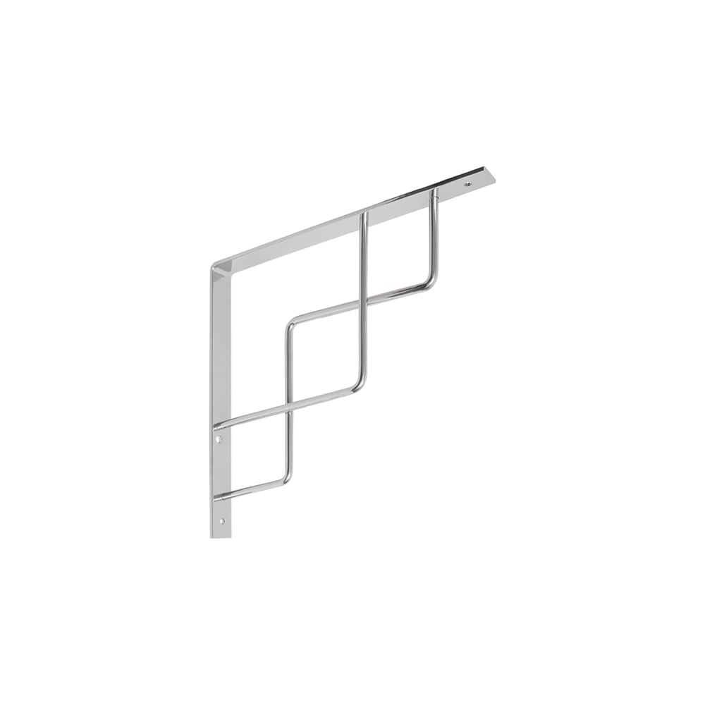 Изображение товара Кронштейн DOMART STEP 250x250 мод.3 хром для стеклянных полок