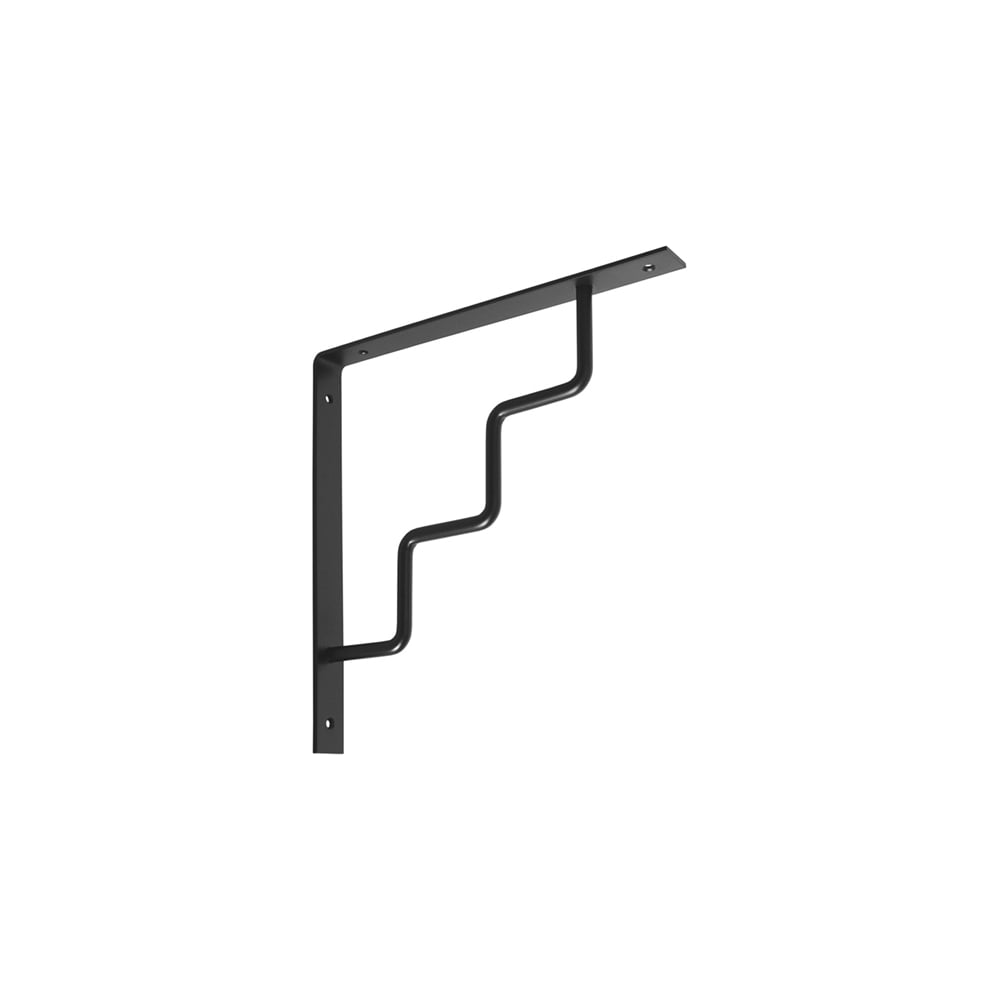 Изображение товара Кронштейн DOMART STEP 250x250 мод.2 черный для полок из стали 08КП