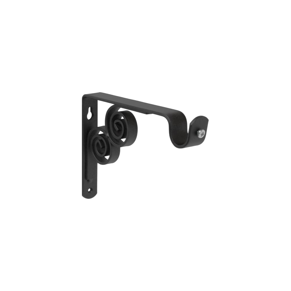 Изображение товара Кронштейн DOMART ВИНТАЖ мод.2 D20 однорядный 15 см черный для стеклянных полок