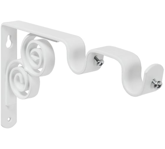 Изображение товара Кронштейн DOMART ВИНТАЖ мод.2 D20 двухрядный 12/19 см белый 4660046000776
