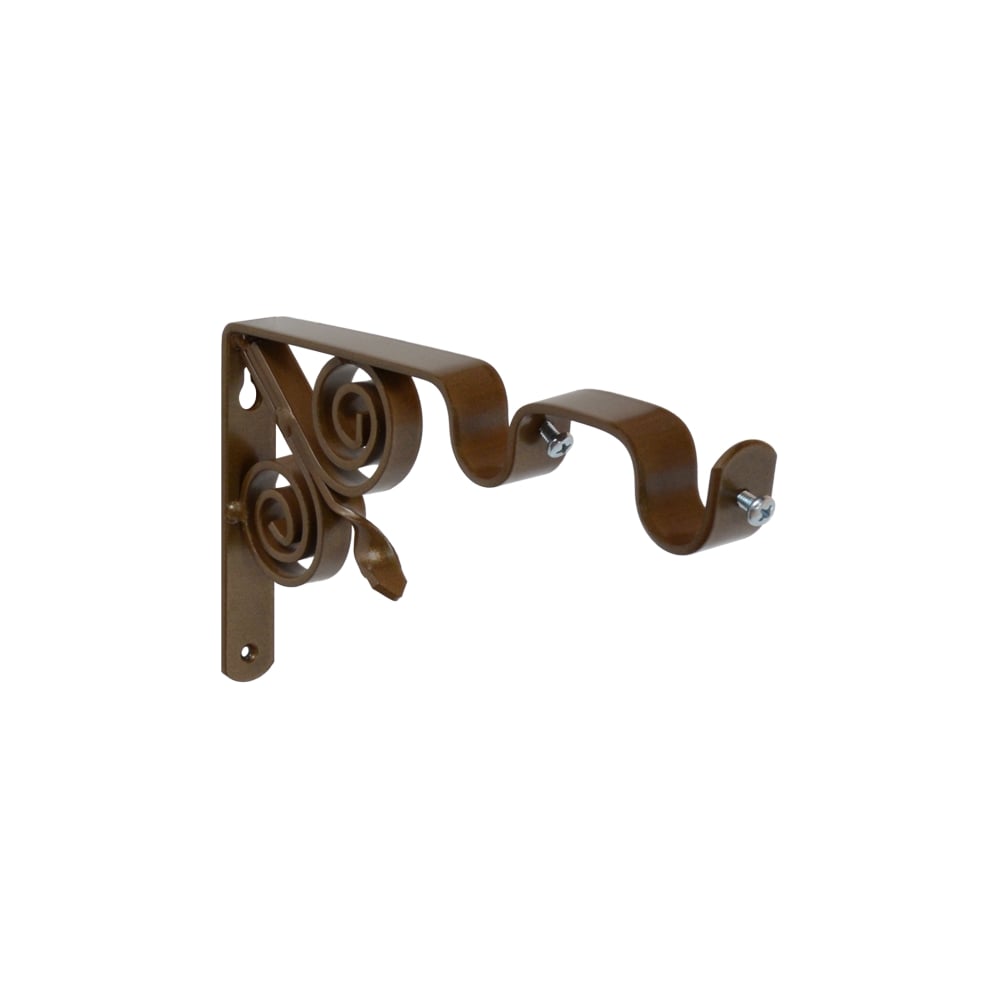 Изображение товара Кронштейн DOMART ВИНТАЖ мод3 D20 двухрядный коричневый металлик 190 мм