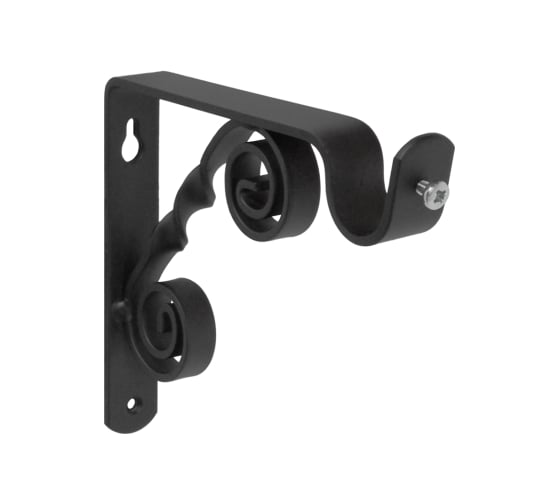 Изображение товара Кронштейн DOMART ВИНТАЖ мод.1 D20 однорядный 12 см черный 4660046000929