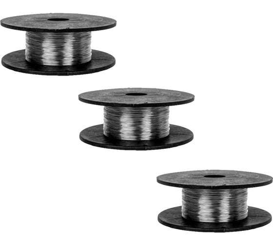 Изображение товара Пломбировочная проволока ТПК Технологии Контроля одножильная 0.3/100 м нержавейка, упак.: 3 штуки 24313