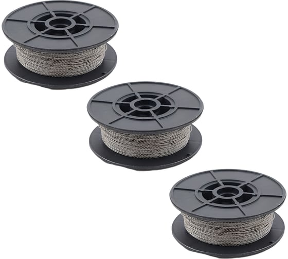 Изображение товара Пломбировочная проволока ТПК Технологии Контроля нержавейка 0,75/100 м витая, упак.:3 штуки 24312