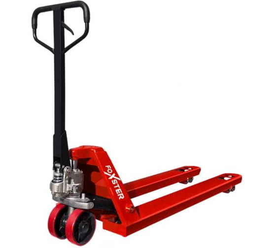 Изображение товара Гидравлическая тележка PROLIFT AC 25, 2500 кг, 1150х550мм, полиур.колесо,дв.пол.ролик, цвет красный AC 25-1150x550-P/P-R