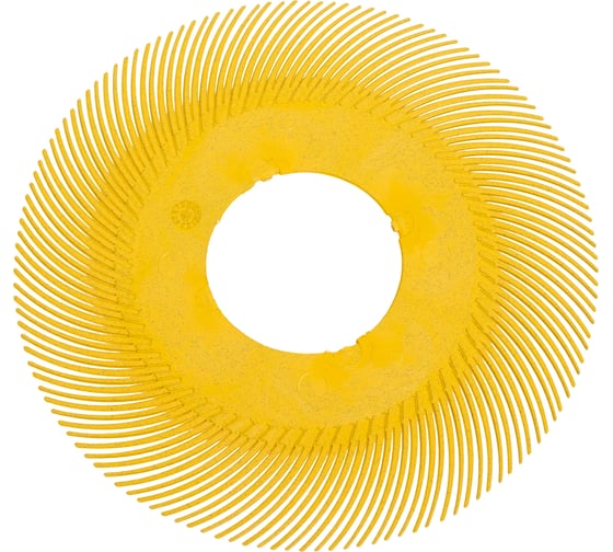 Изображение товара Зачистной круг 3М Scotch-Brite Bristle BB-ZB тип C P80 (желтый) D150мм, 5шт 33055