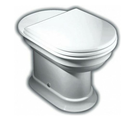Изображение товара Унитаз для бачка HATRIA DOLCEVITA выпуск в пол, в комплекте с крепежами YXXN01