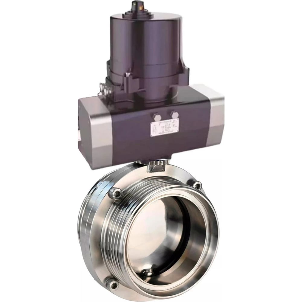 Изображение товара Затвор дисковый DN.ru 304-304-Sil-2W-T-H Ду65 Ру10 резьбовой, электропривод ЭПВП-003 220В D050-81342 Изображение товара Затвор дисковый DN.ru 304-304-Sil-2W-T-H Ду65 Ру10 резьбовой, электропривод ЭПВП-003 220В D050-81342