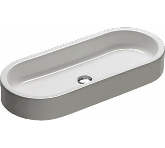 Изображение товара Накладная раковина HATRIA AREA без перелива, без отверстий для смесителя Y0UF01