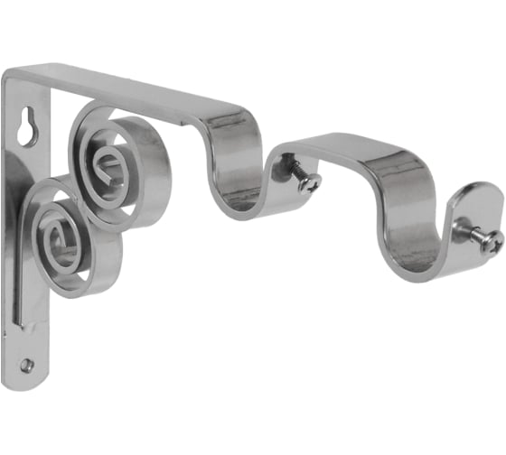 Изображение товара Кронштейн DOMART ВИНТАЖ мод.2 D20 двухрядный 12/19 см хром 4660046000875