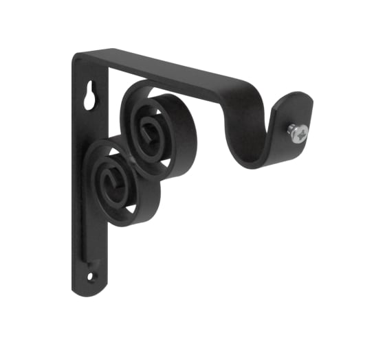 Изображение товара Кронштейн DOMART ВИНТАЖ мод.2 D20 однорядный 12 см черный 4660046000936