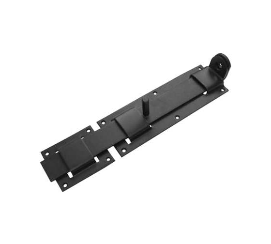 Изображение товара Засов с проушиной плоский DOMART ЗПП-350 черный 4620007788952