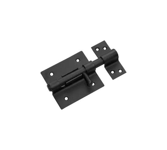 Изображение товара Засов дверной DOMART ЗД-80 черный 4607111622495