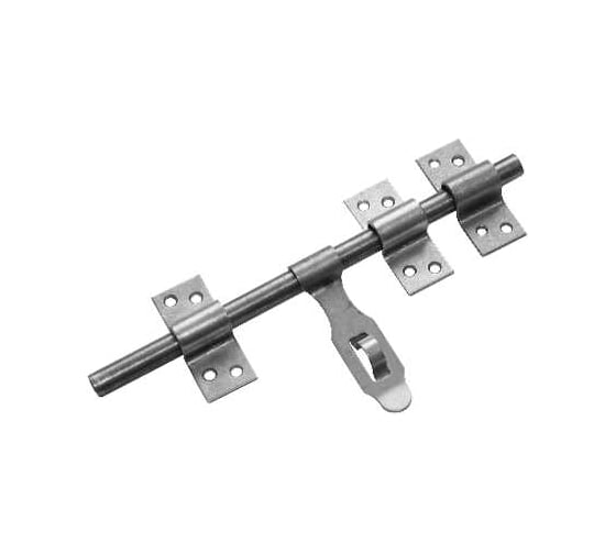 Изображение товара Засов универсальный DOMART ЗУ-250 с накладкой б/п 4660015163105