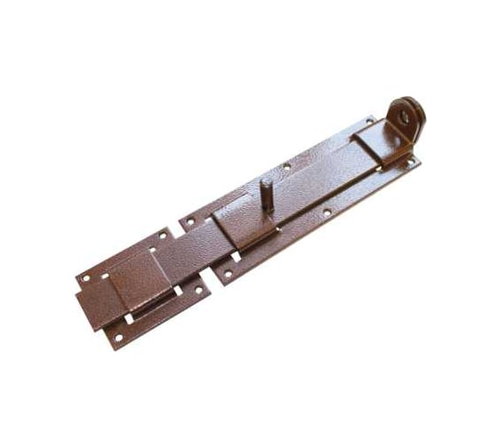 Изображение товара Засов с проушиной плоский DOMART ЗПП-350 медь антик 4620007788907