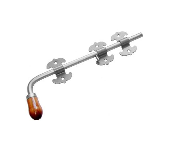 Изображение товара Засов универсальный DOMART фигурный ЗУФ-400 мод.2 серый металлик 4620007785722