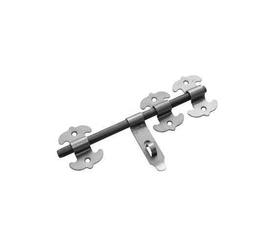 Изображение товара Засов универсальный DOMART фигурный ЗУФ-300 с накладкой б/п 4660015163778