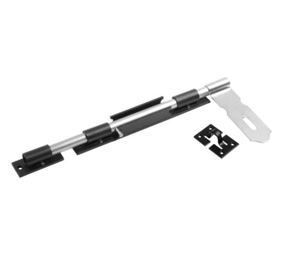 Изображение товара Засов DOMART ДОБРЫНЯ 300 мм мод.2 (с накладкой) б/п 4660046007522