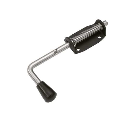 Изображение товара Засов пружинный DOMART (90) 220 мм мод.2 черный 4620031746867