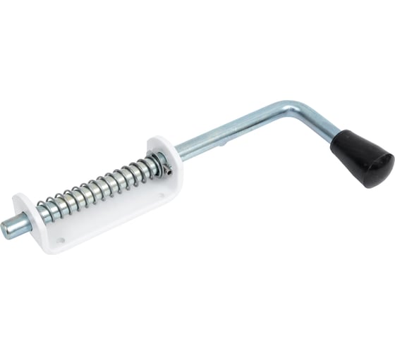 Изображение товара Засов пружинный DOMART (110) 250 мм мод.2 белый 4620031742678