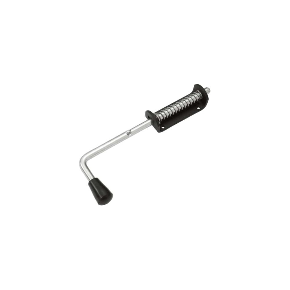 Изображение товара Засов пружинный DOMART 110 280 мм черный надежное закрытие дверей и ворот