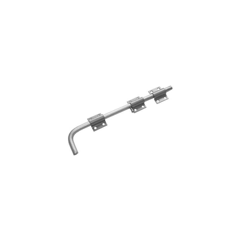 Изображение товара Засов универсальный DOMART ЗУ-400 мод.2 серый металлик надежный замок для ворот и дверей