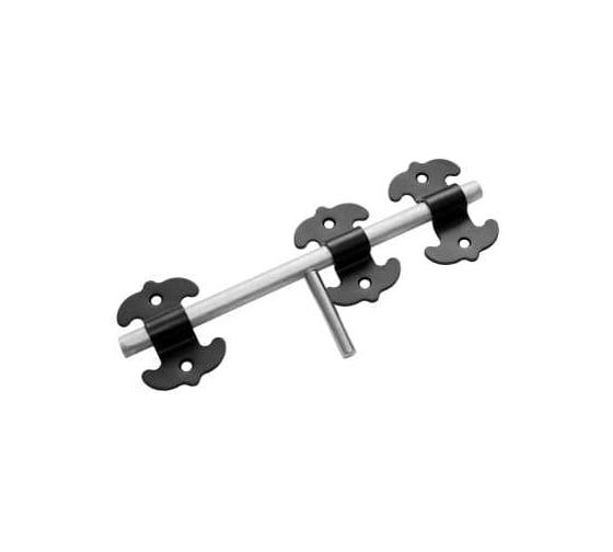 Изображение товара Засов универсальный DOMART фигурный ЗУФ-300 черный 4620007785630