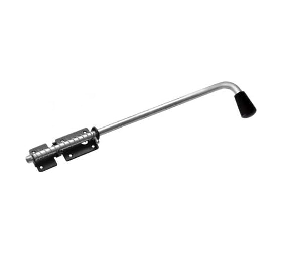 Изображение товара Засов с пружиной DOMART 500 мм мод.3 черный 4620031744399